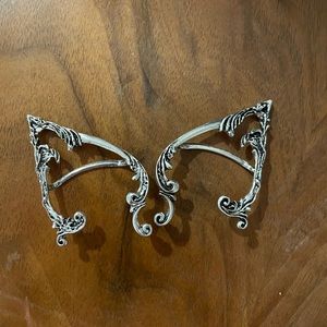 Silver Elf Ear Earrings